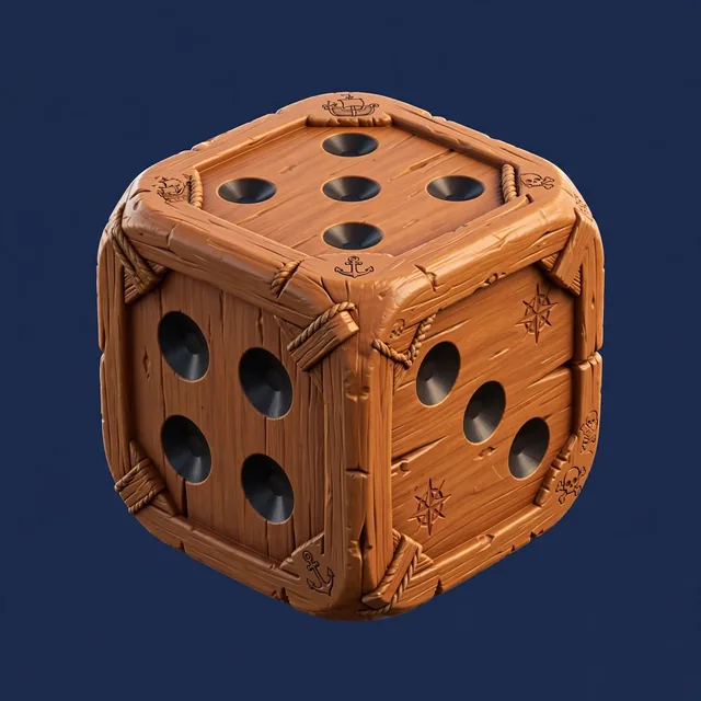 Dados Madera de Barco